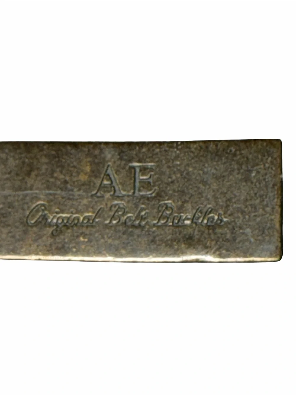 American Eagle Outfitters Bronze-Tone Embossed belt buckle